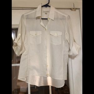 Banana Republic Flax/Cotton shirt